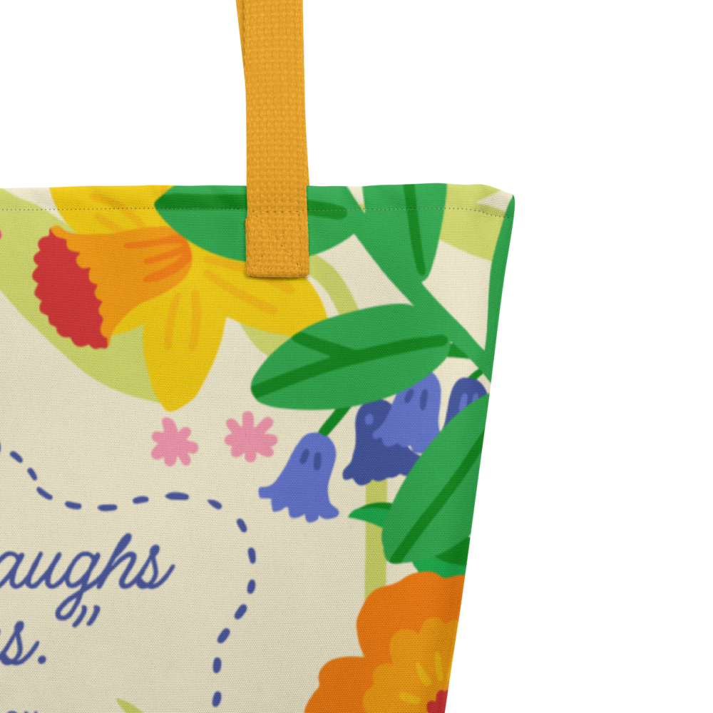 Flower Garden - Library Tote