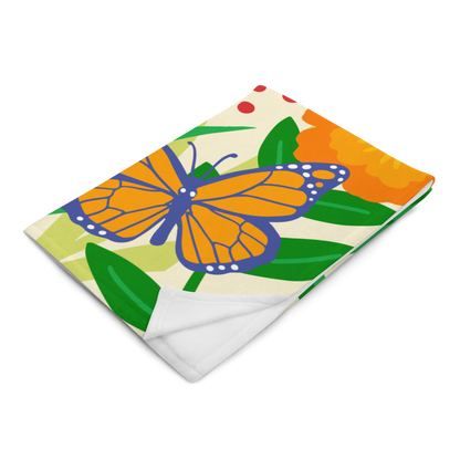 Flower Garden - Throw Blanket